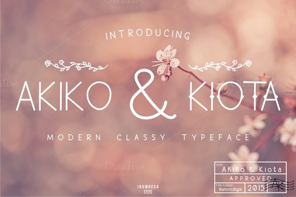 Akiko and Kiota: The Modern Typeface for Scroll-Stopping Branding