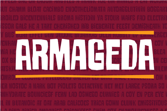 Armageda: The Premium Display Typeface for Editorial Design