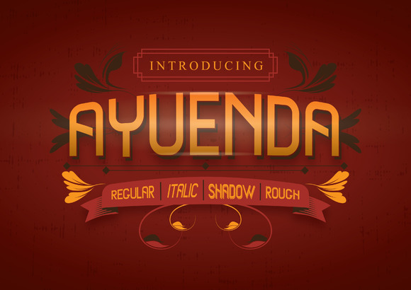 Ayuenda Typeface: The Perfect Display Font for Your Brand