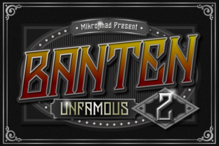 Banten Typeface: A Bold Display Font for Modern Branding