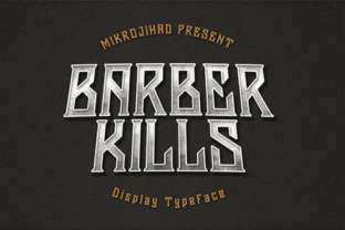 Barber Kills: The Premium Display Typeface for Scroll-Stopping Visuals