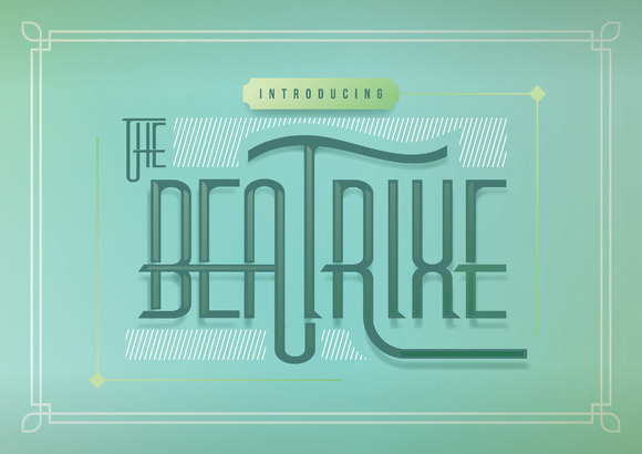 Beatrixe: A Vintage Display Font for Unique Design Touches