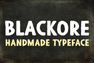 Blackore Handmade: The Bold Typeface for Standout Branding