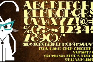 Chop Chicken N Beef: The Display Typeface for Bold Web Design