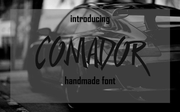 Comador: A Premium Display Typeface for Editorial Design