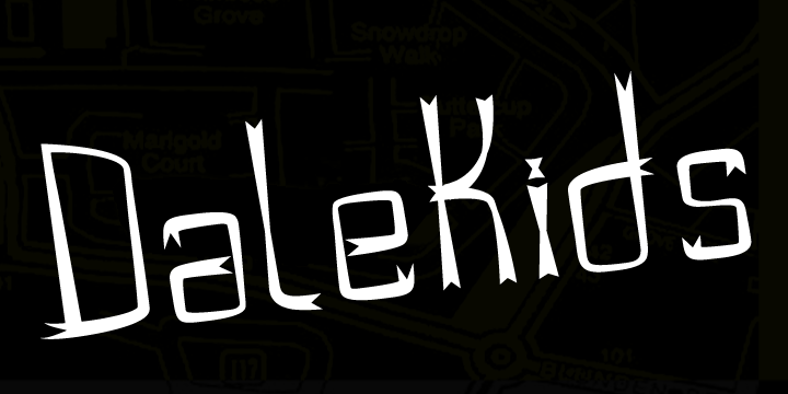 DaleKids: A Funky Display Typeface for Bold Branding