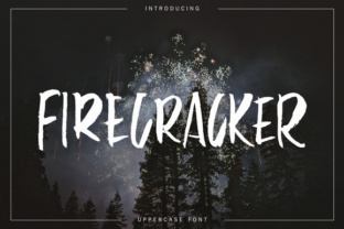 Firecreacker: The Edgy Display Font for Handmade Brands