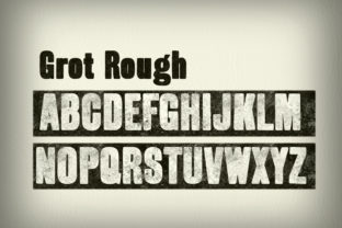 GrotRough: The Punchy Display Font for Bold Branding