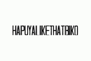 Hapuyalikethatbiko: The Display Typeface for Campaign Visuals