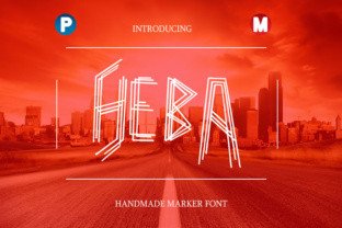 Heba: A Fresh Modern Typeface for Creative Branding