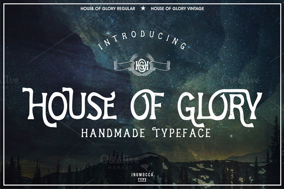 House of Glory: A Premium Display Font for Authentic Branding