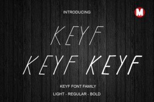 Keyf: The Light Bold Typeface for Handmade Creations