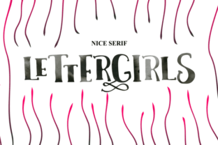 Letter Girls: A Sexy Display Typeface for Editorial Design