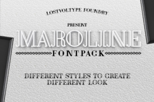 Maroline: A Modern Display Typeface for Digital Branding