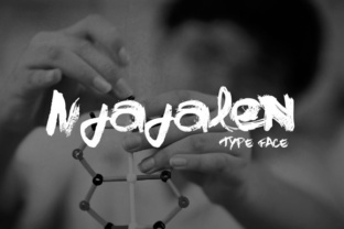 Njajalen: A Modern Display Typeface for Digital Branding