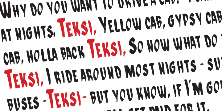 Teksi Family: The Beautiful Typeface for Your Next Craft Project